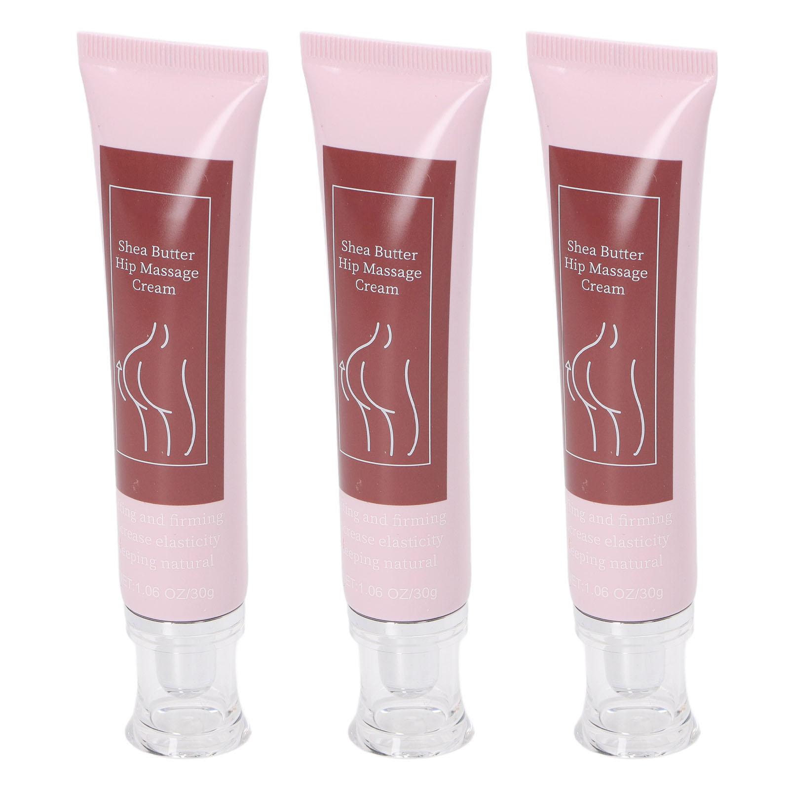 3 Pcs Hip Massage Cream 30g Increase Elasticity Buttock Shaping Lifting Moisturizing Cream