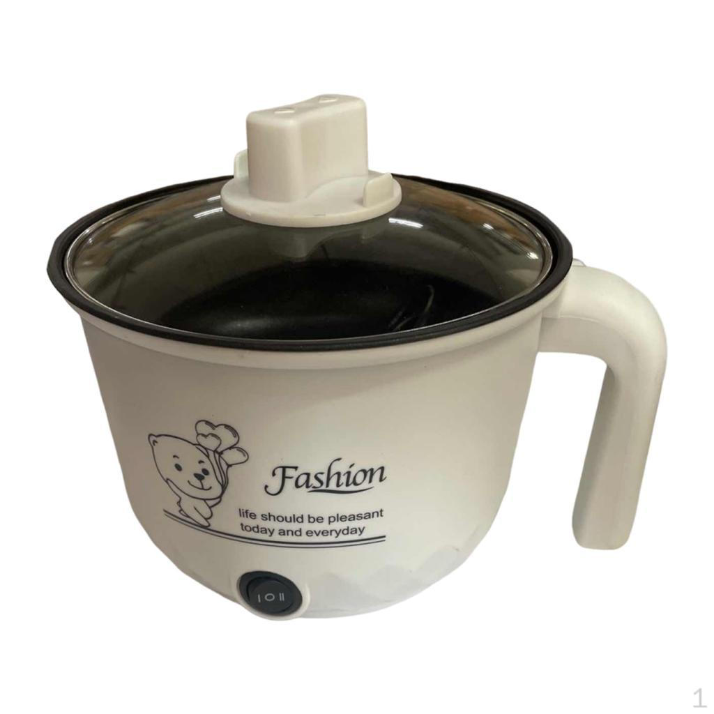 Электрическая кастрюля Домашняя Портативная Дорожная Плитка для Лапши Рамена Каши Хаки Khaki