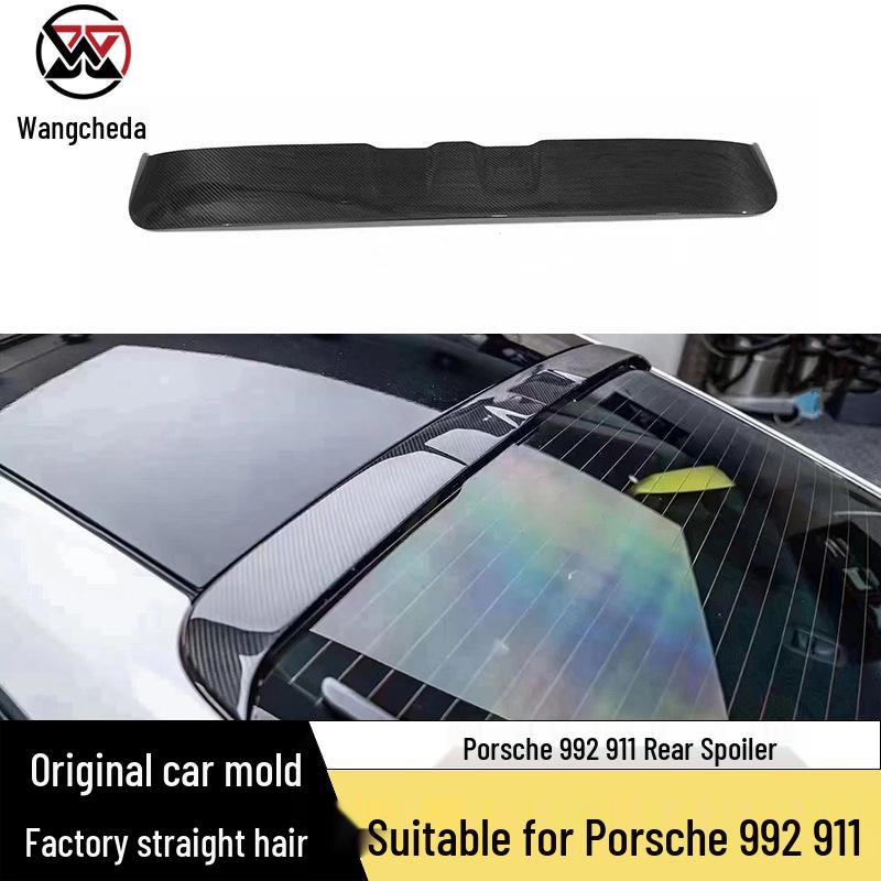 Porsche 992 911 Carbon Fiber Rear Roof Spoiler and Deflector
