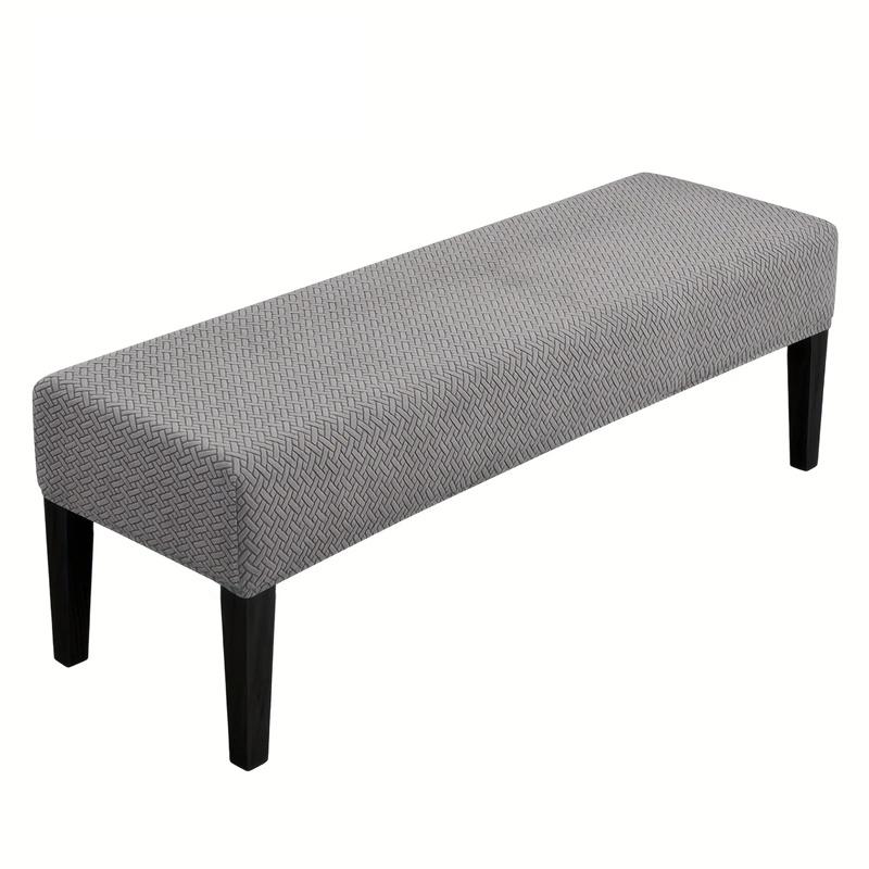 1PC Jacquard Long Bench Cover Dining Anti-dirty Piano Stool Covers Durable Seat Protector Pad for Living Room Home Decor