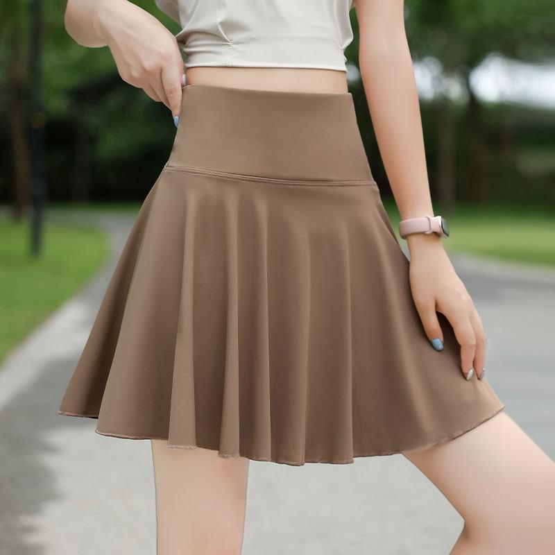 Womens Badminton Outfit Quick Dry Top Yoga Tank Sports Skirt Set Gym