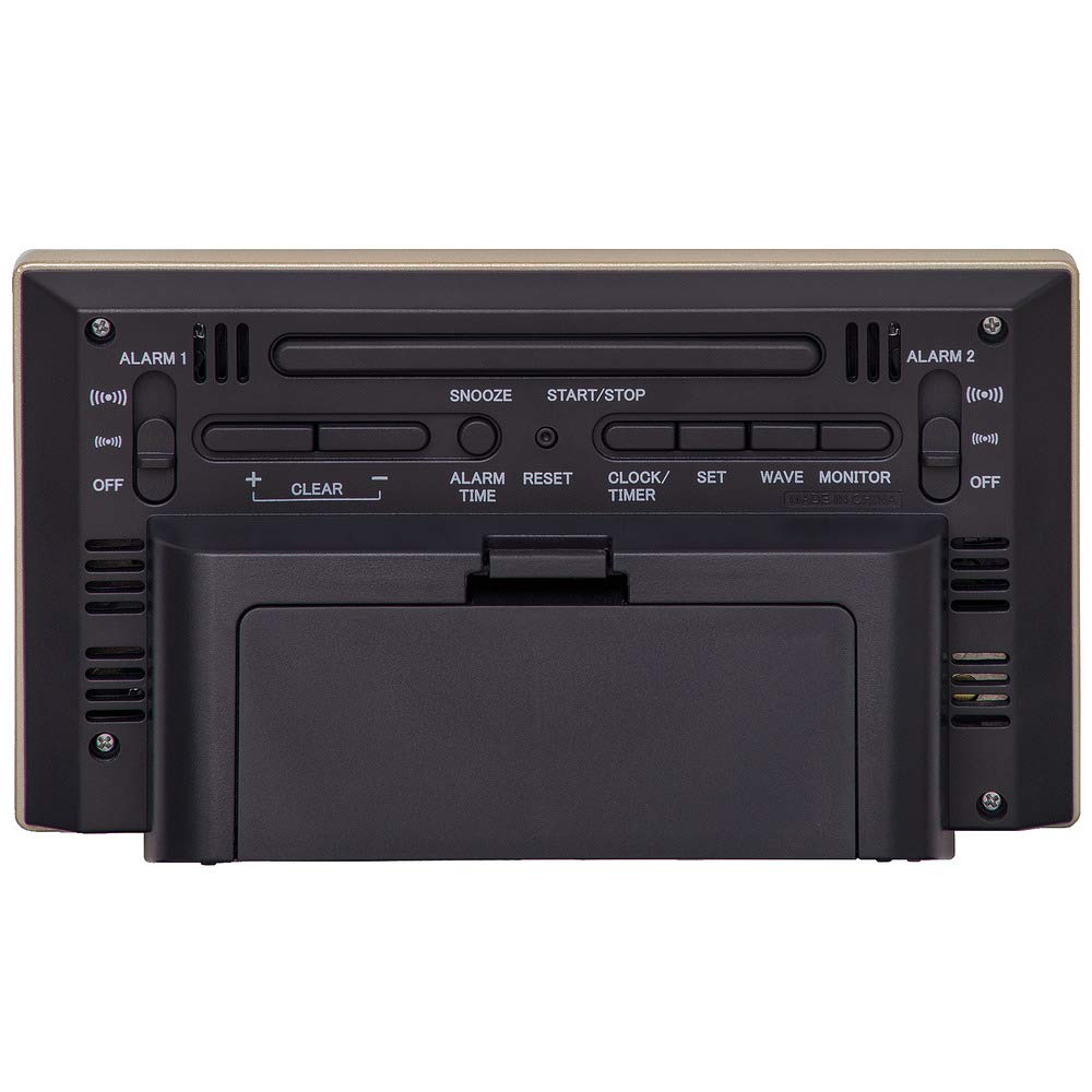 Relógio de Mesa Seiko Corpo com Grão de Madeira x x Rádio Despertador Digital Step Down Snooze SQ793B Tamanho 7.8 13.5 3.8cm