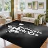Depeche Mode Design Crystal Velvet Rug Soft Decorative Mat for Bedroom Entrance
