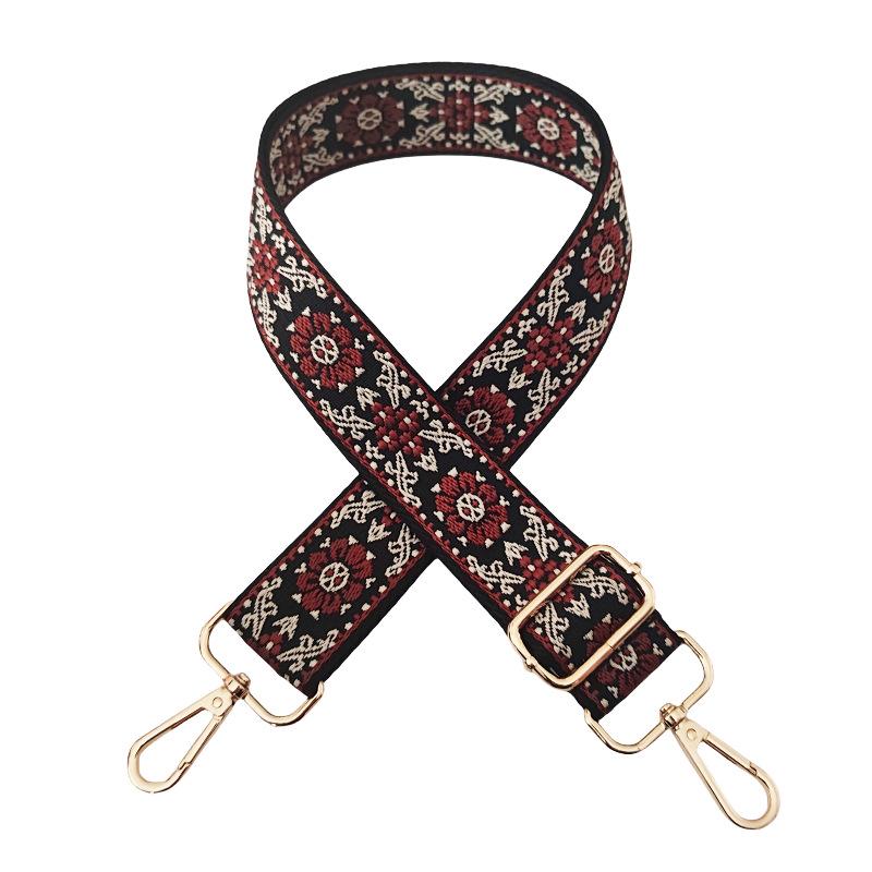3,8 cm Justerbar Färgrik Jacquard Axelrem för Väskor