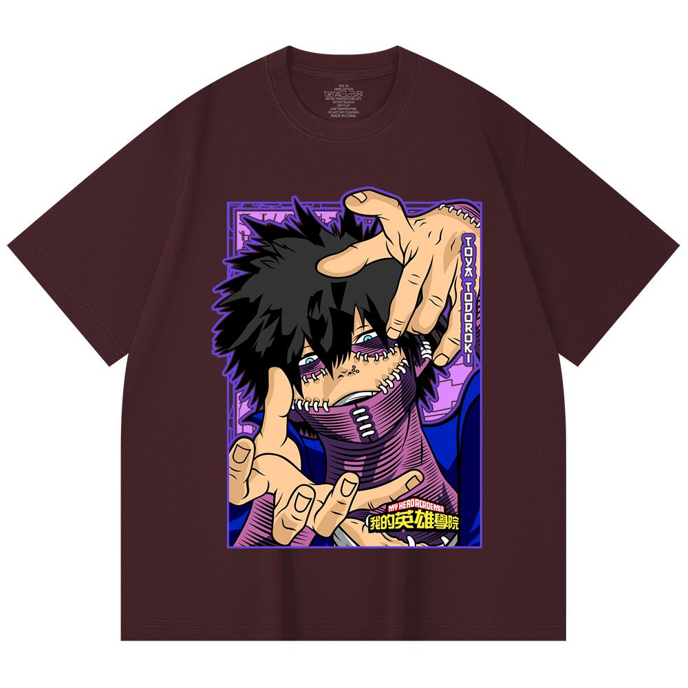

230 Gsm 100% Cotton My Hero Academia V17 Dabi Print Unisex Heavy Cotton T Shirt 2XL