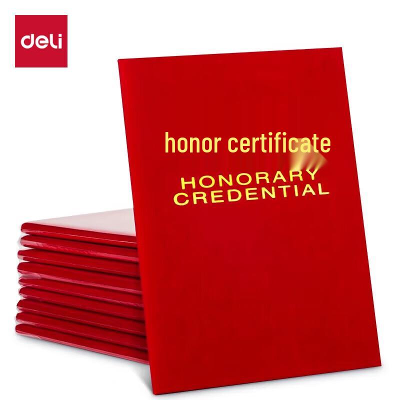 Deli Velvet Honor Certificate Set