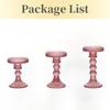 Creative High Footed Glass Candlestick Dining Table Wine Cabinet Decor Candle Stand Centerpiece for Table Wedding Dinning Party