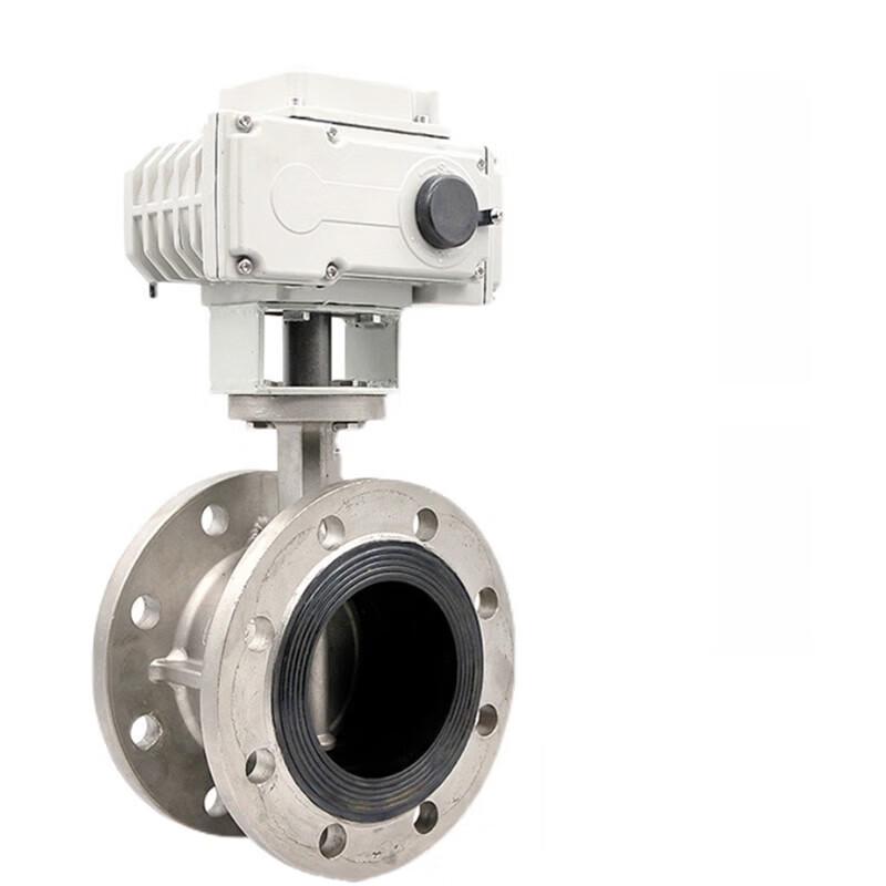 Baohe Electric Stainless Steel Flange Butterfly Valve