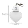 LED Light Sublimation Ornament Blanks Keychains Unique Christmas Decorations
