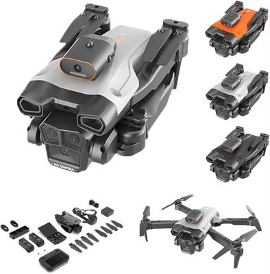 Three Camera 8 K Drone, 90° Adjustable Lens, Proficiency Foldable Omnidirectional Obstacle Avoidance 8 K Drones With Camera, Suitable For Beginners