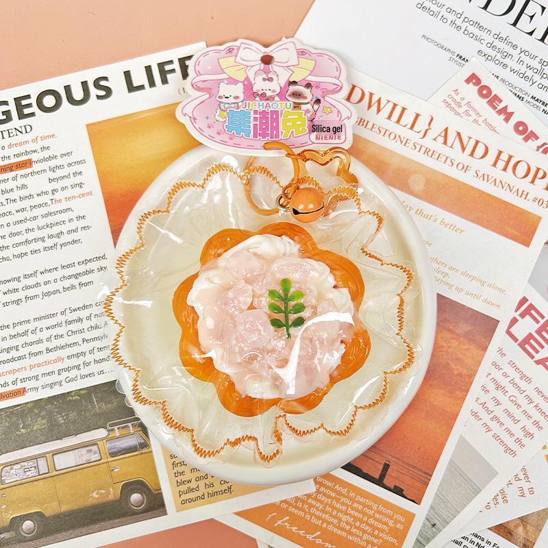 DIY Food Grade Silicone Egg Tart Stress Relief Toy