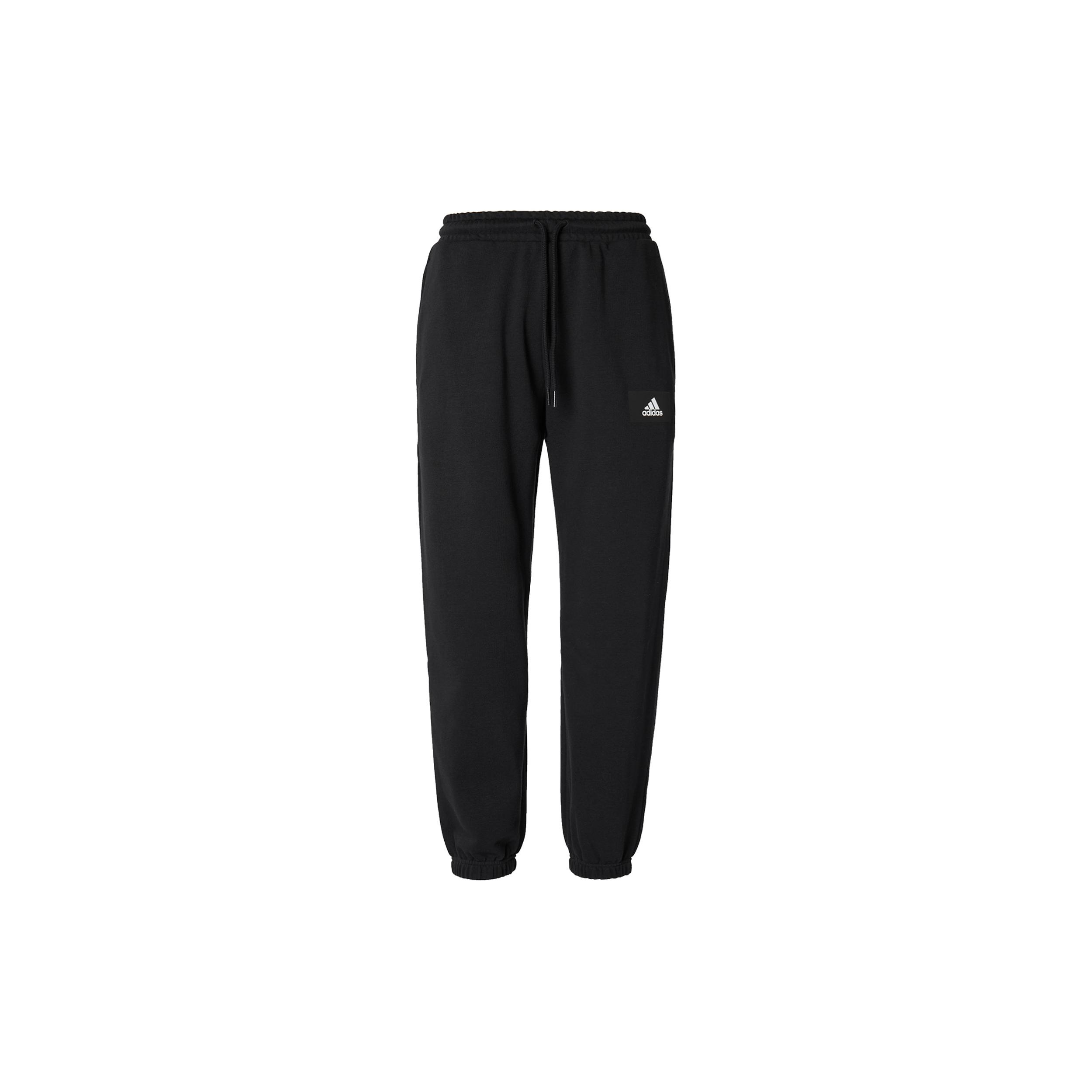 Мужские вязаные спортивные штаны Adidas Черные Умеренно зауженные HZ7023 M