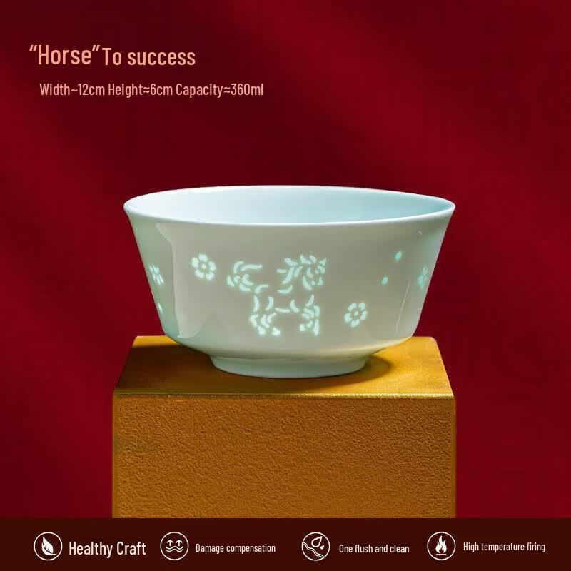 Aowei 2026 Zodiac Glass Bowl