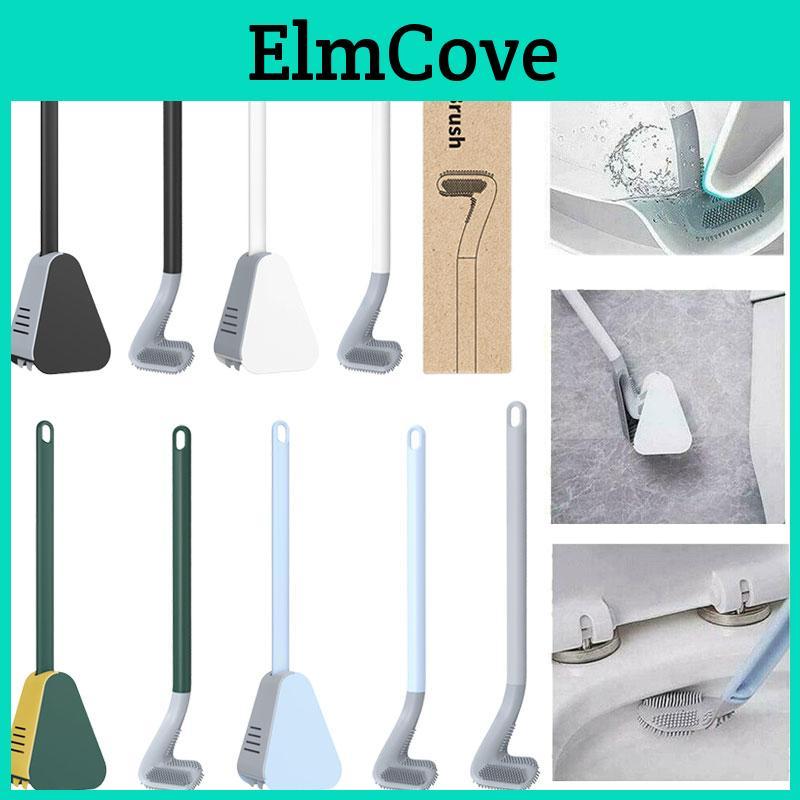 Golf Toilet Brush Soft Rubber Long Handle No Dead Angle Cleaning Brush