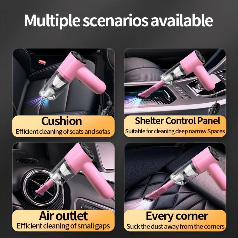Powerful 12V Wired Handheld Car Vacuum | In-car Mini Dust Removal, Perfect for Removing Pet Hair and Cat Hair