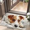 1Pcs Anti Fatigue Door Rugs, Jack Russell Terrier Print Waterproof Non-Slip Thick Cushioned Door Mat Heavy Duty Comfort Standing Mat for Door