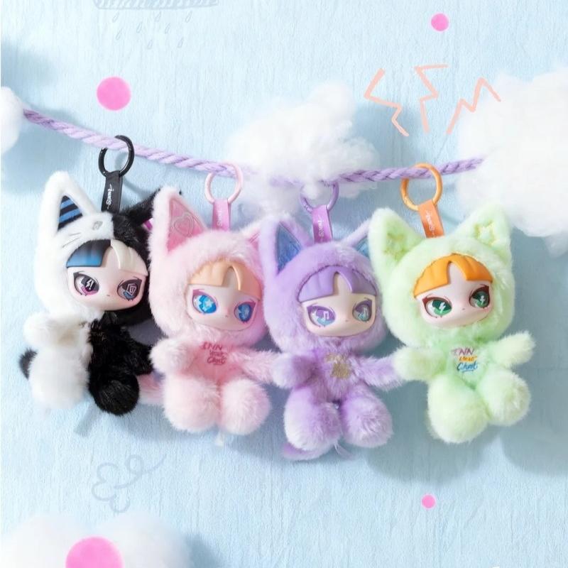 Original Cat INN Your Chat Vinyl Plüsch Blind Box Niedlich Weich Cartoon Rucksack Anhänger Dekoration Überraschung Trendige Spielzeuge Mystery Box Geschenke