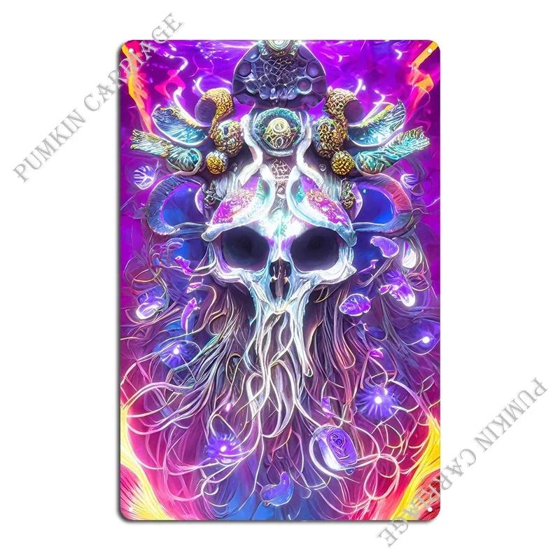 Fantazia Abstracto Metal Sign Poster Printing Sign Wall Plaque Decoration Design Tin Sign Poster