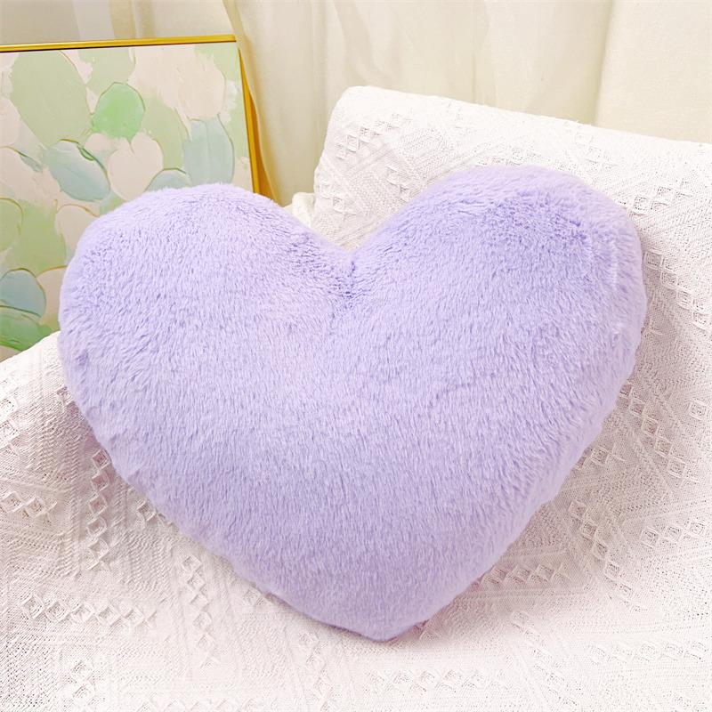 Liebeskissen Großes rotes Herzförmiges Kissen Flauschiges Herz Wurfkissen Dekorativ für Sofa Couch Bett Liebeszimmer Dekoration