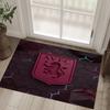 Aston Villa Football Design Crystal Velvet Carpet Cozy Non?Slip Printed Rug For Bedroom Living Room Entrance