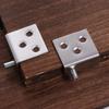 2pcs Multifunction Concealed Shaft Black/Silver Upper Lower Hinge Clips Furniture Hinge  Drawers