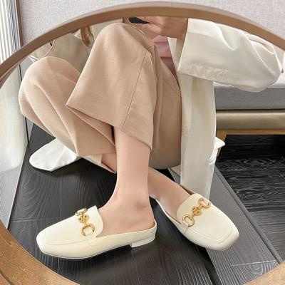 Slides Soft Summer 2024 with Heel Women's Slippers and Ladies Sandals Flat Job White Shoes Mules Jelly Designer Unique Normal 39