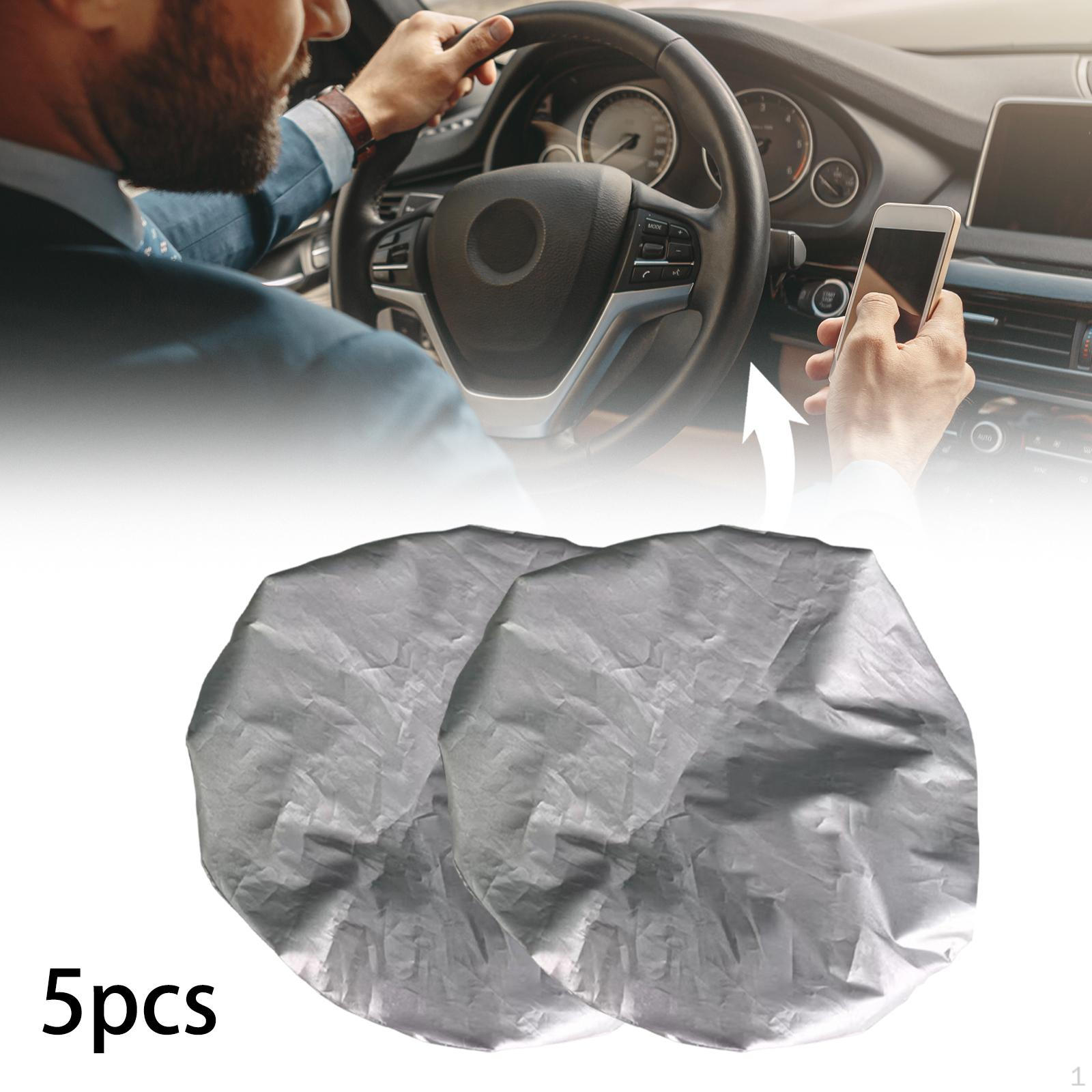 

5Pcs Steering Wheel Covers Protector Portable Durability Accessories Dustproof