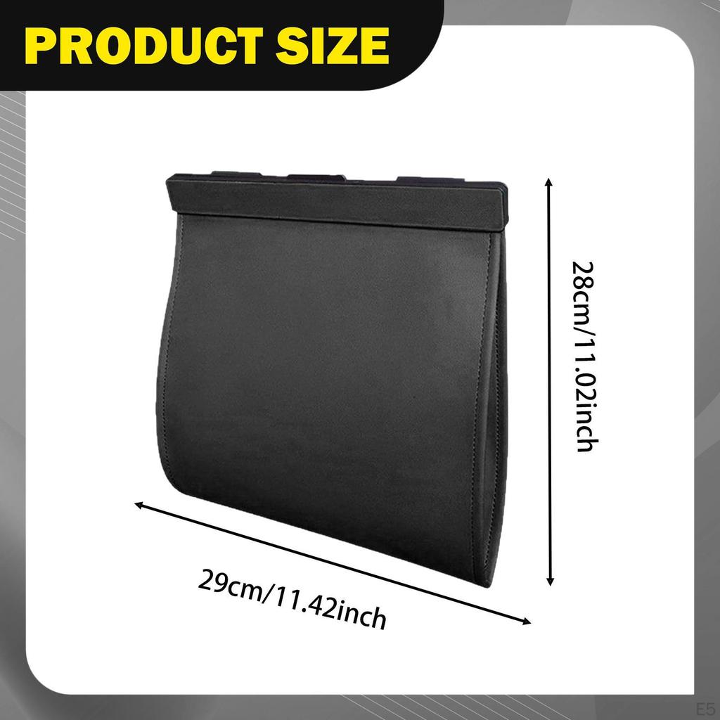 Car Garbage Bags And Waste Bins, Waterproof PU, Organizer with Lid, Versatile for Keeping Clean,