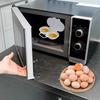 Easy To Use Kitchen Steamed Egg Food Grade Plastic for Easy Microwave-Cooked Egg Steamer Fried Egg Kitchen Cooking Molds