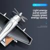 Creative Solar-powered Airplane Aromatherapy Solid Car Rotating Decoration Interior Fragrance Ornament