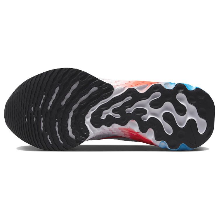 Nike React Infinity Run Flyknit 3 Grey Bright Crimson Women Sneakers Football-Grey Black Photo-Blue DV2178-001
