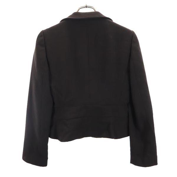 Emporio Armani Made In Italy Wool Tailored Jacket 40 Brown Women Used