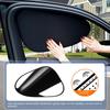 Summer Electrostatic Sun Visor for Car Side Window Sun Shade Curtains Anti-Glare UV-Blocker Auto Sun Protection Cover Visor