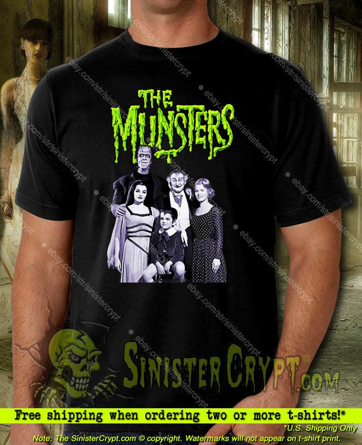 The Munsters t-shirt, 60 s TV Family Monster Munster, sizes S-6XL Unisex T-Shirt XXXL