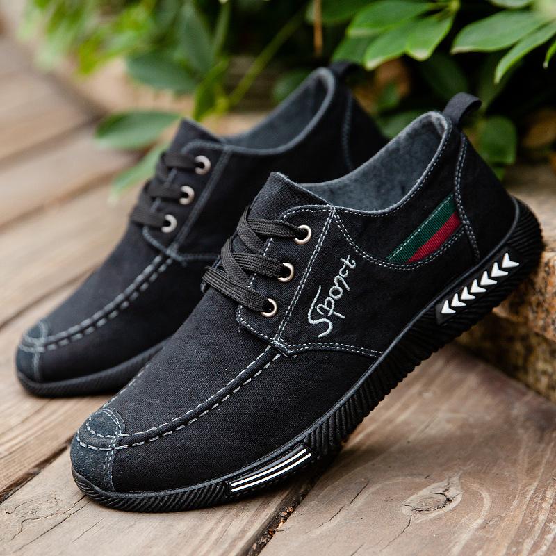 

cloth shoes men s new summer canvas shoes breathable and versatile casual trendy shoes dad lazy pedal 39
