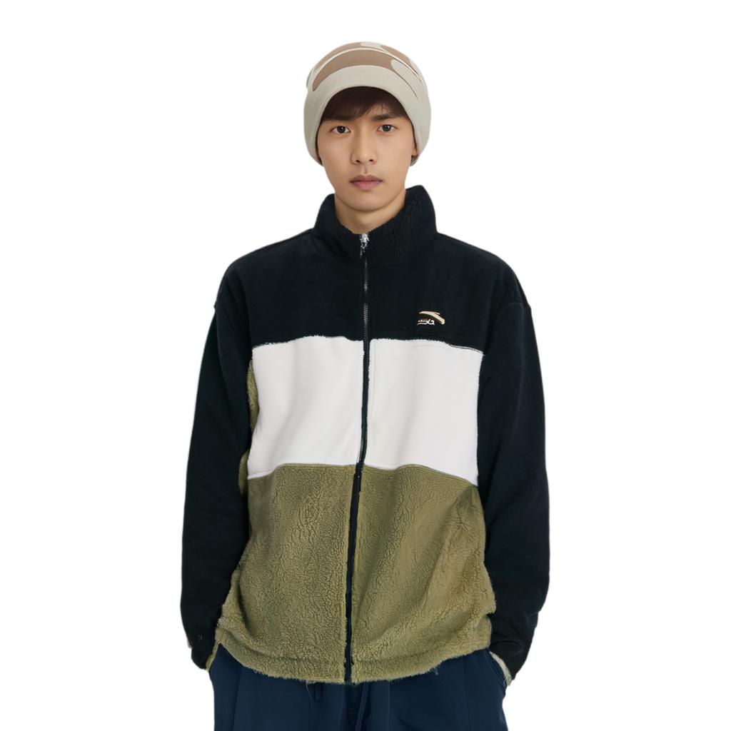 Anta Lifestyle Collection Sports Lifestyle Collection Jacket Men's Basic Black/Papyrus White 152248733S-3
