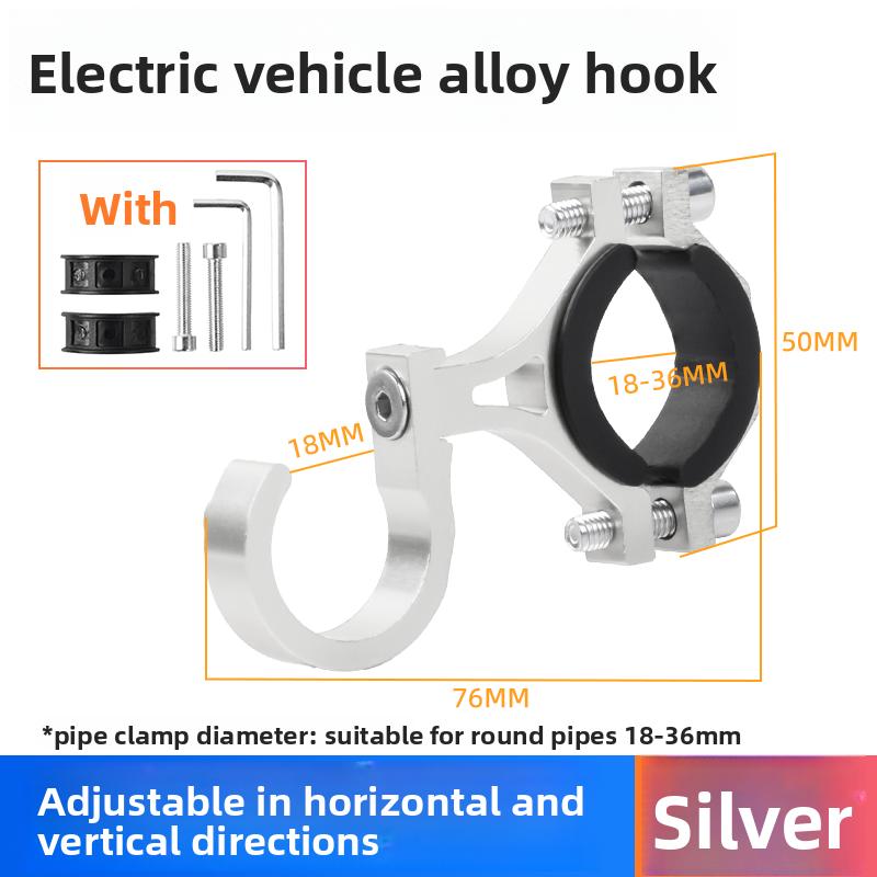 Universal Front-mounted Electric Vehicle Hook, Multi-functional Motorcycle Bicycle Without Drilled Helmet Buckle