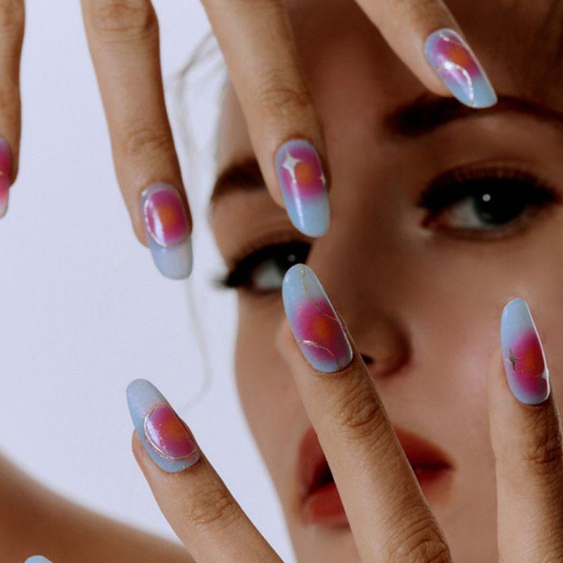 UUUUU. 323 Cherry Gel Nail 1EA