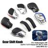 Für VW Golf MK6 MK7 R GTI Passat B7 B8 CC R20 Jetta MK6 GLI DSG Schalthebelknauf Mit Leder Schalthebelabdeckung