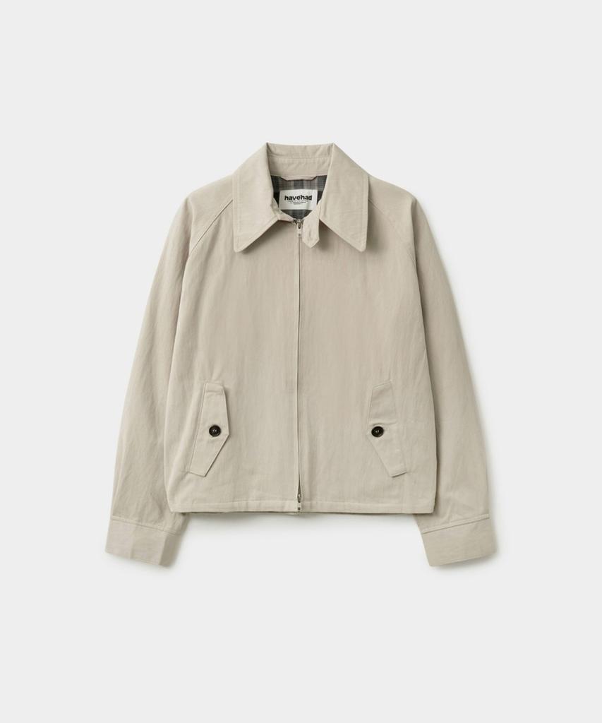 HAVE HAD Glen Cotton Drizzler Jacket (Beige)