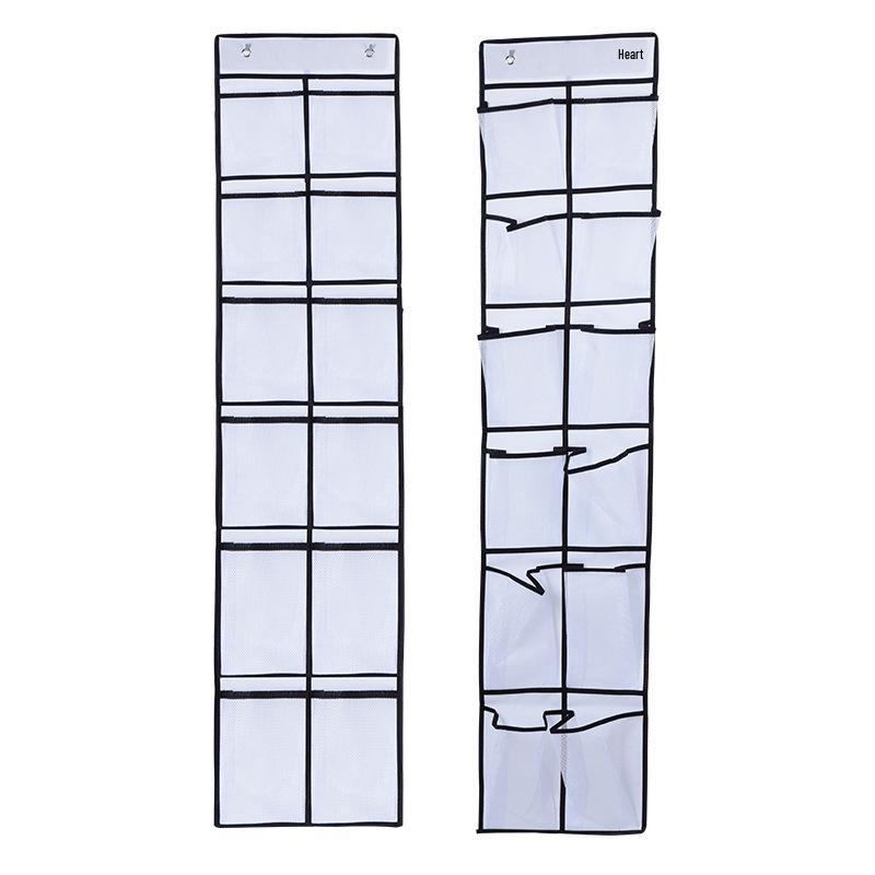 Hot-Selling 12-Pocket Hanging Shoe Organizer for Behind-the-Door Storage