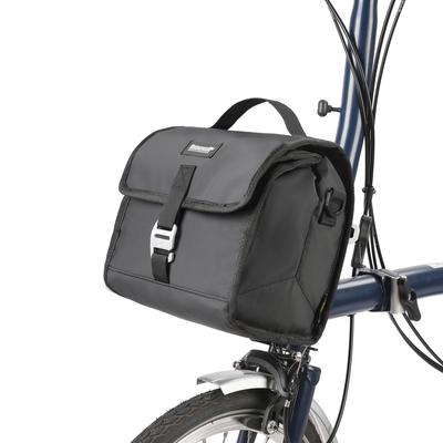 Rhinowalk Brompton Bicycle Front Bag, Insulated Lunch Bag, Large Capacity, Adjustable, Waterproof Rain Cover, Easy Installation, Brompton Compatible,