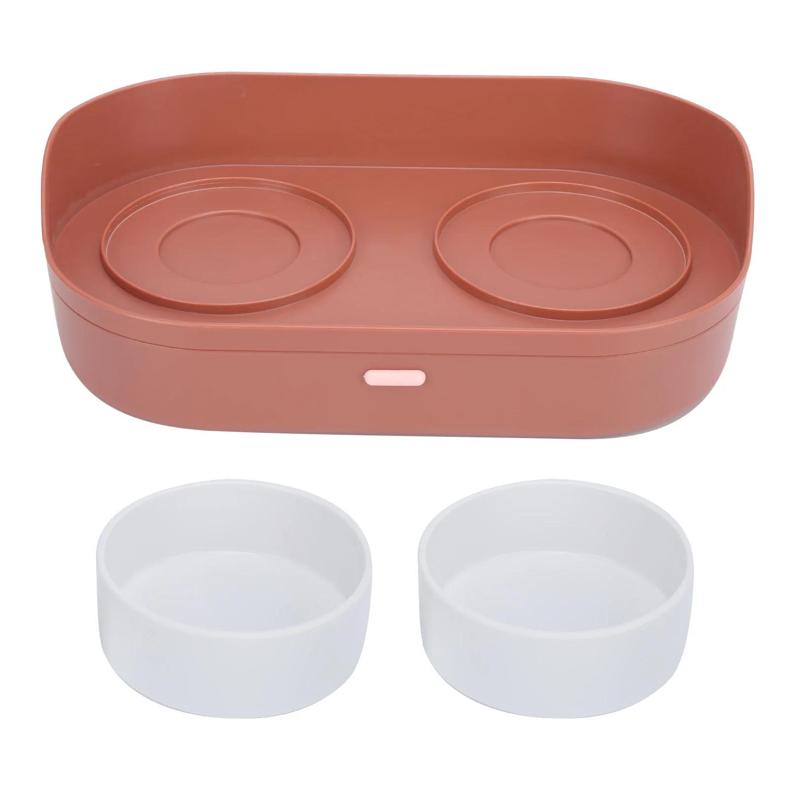 

Миска для кормления кошек и собак, съемная, нескользящая, устойчивая к опрокидыванию и легко моющаяся, миска для питья и кормления домашних животных красный