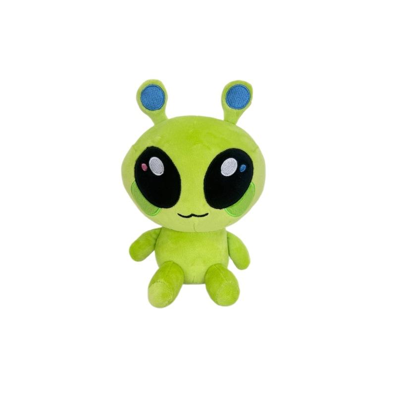 Dingle Plushie Green Alien Plush Toy, Space Series Stuffed Animal, 21cm Educational Gift for Kids