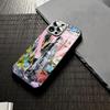 Street Art Banksy Graffiti Phone Case For Iphone 16 15 13 Super Discount 12 14 11 Pro Max Mini X Xr Xs 8 7 Puls 6 Glass Funda Co
