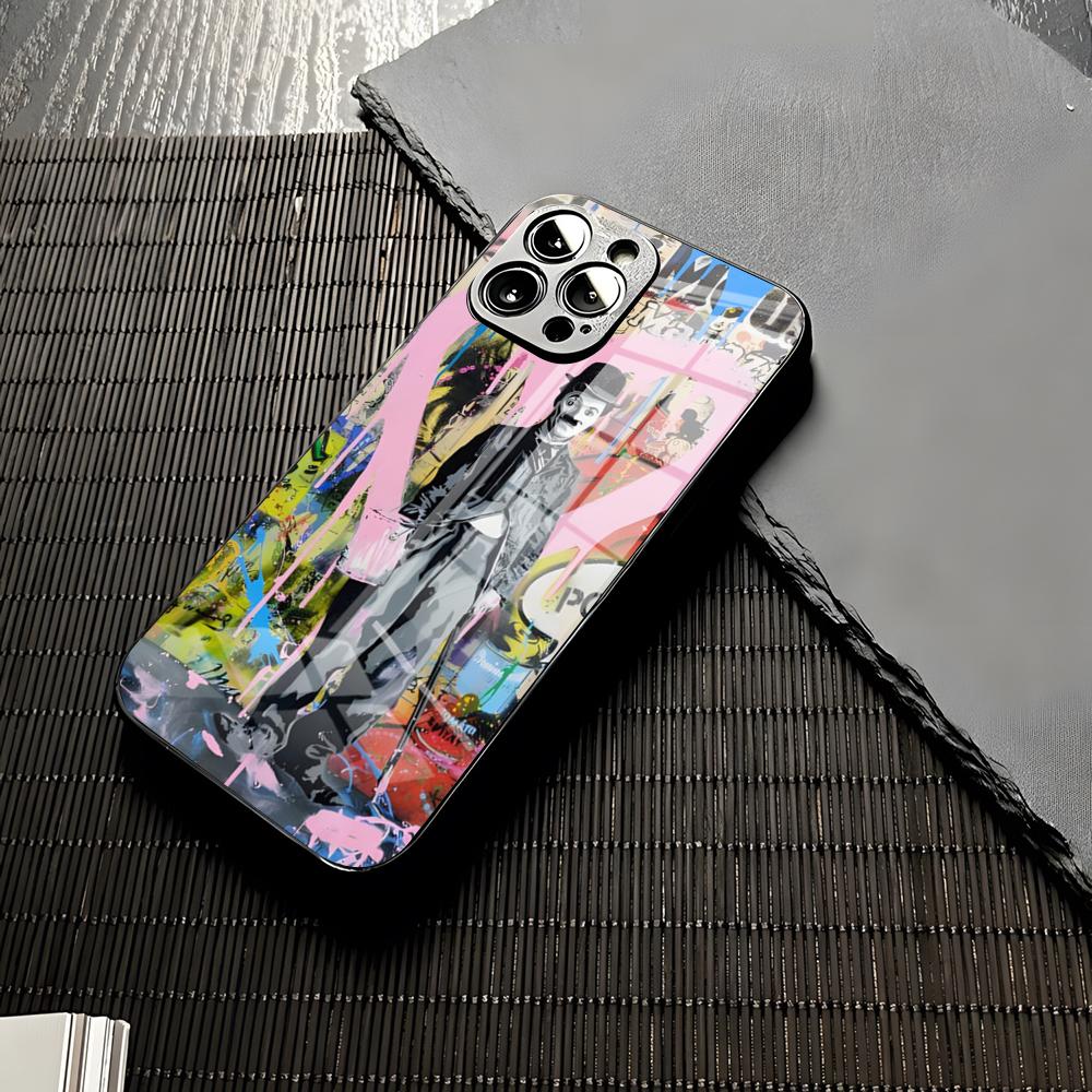 Street Art Banksy Graffiti Phone Case For Iphone 16 15 13 Super Discount 12 14 11 Pro Max Mini X Xr Xs 8 7 Puls 6 Glass Funda Co