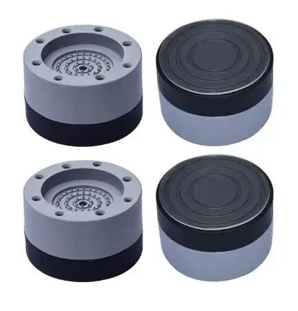 4Pc Washing Machine Anti Vibration Pads Furniture Rubber Feet Mat Slipstop Silent Universal Refrigerator Support Dampers Stand