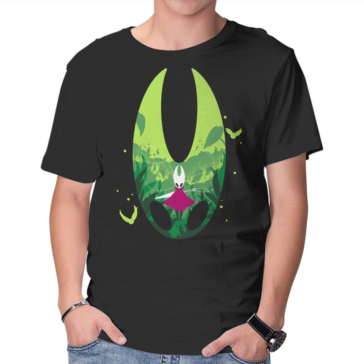 Unisex Crew Neck T-Shirt Lady Hornet Graphic Short Sleeve Casual Tee XL
