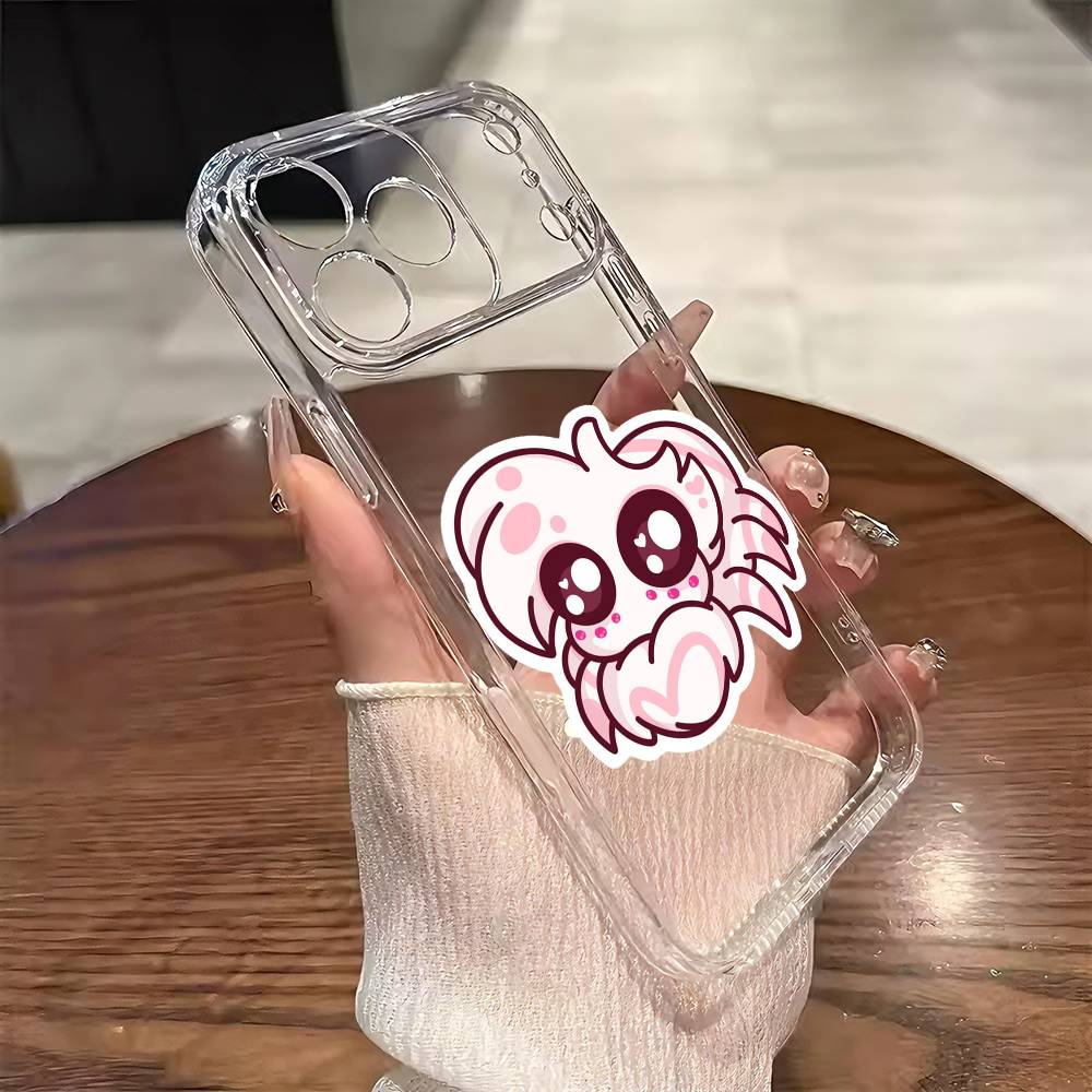 H-Hazbin H-Hotel Angel Dust Phone Case For iPhone 17 16 15 14 13 12 11 Mini Pro Max Plus Transparent Cover