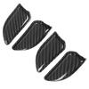 4pcs Carbon Fiber Style Inner Door Handle Bowl Cover Interior Door Bowl Trim Replacement for 3 Series E46 1998‑2004